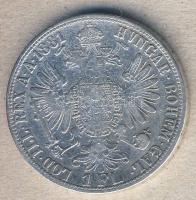 Ausztria 1881. 1Fl Ag T:3 kis ph