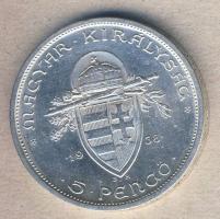 1938. 5P "Szent István" Ag T:2