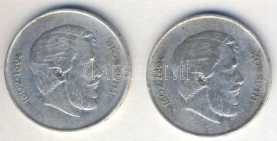 1947. 5Ft Ag (2x) "Kossuth" T:3 ph.