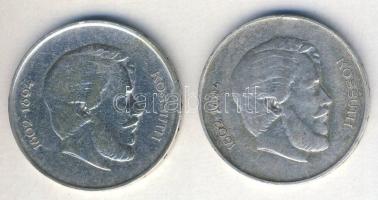 1947. 5Ft Ag (2x) "Kossuth" T:3 ph.