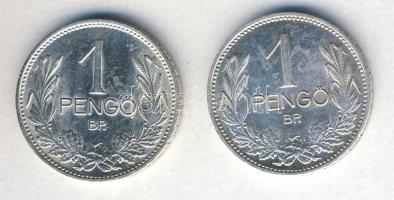 1938,1939. 1P Ag (2x) T:2+