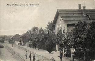 Aba-Sárkeresztúr vasútállomás (ragasztónyom)