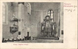 Pitvaros Evangélikus templom belső