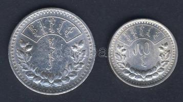 Mongólia 1925. 50M + 1T Ag T:2