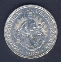 1939. 2P Ag "Madonna" T:2/2- ph