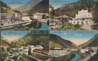 Herkulesfürdő képeslap füzetből származó 11 db képeslap 1927-ből