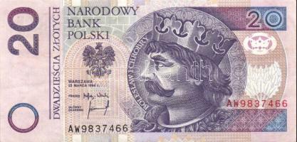 Lengyelország 1994. 10Zl + 20Zl T:II