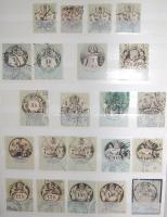 1868-1925. Magyar okmánybélyeggyűjtemény, 825 db nagyrészt különféle, sok jó darabbal, érdekességgel...