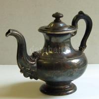 cca 1900 Conraetz Bécs. alpakka teáskanna (egy apró horpadás) / Tea-pot