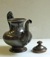 cca 1900 Conraetz Bécs. alpakka teáskanna (egy apró horpadás) / Tea-pot