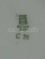 cca 1930 Vitézi jelvénnyel díszített Zsolnay kiöntő / Zsolnay chinaware with the sign of the Vitez o...