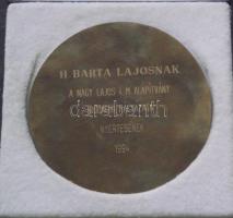 1994. "Nagy Lajos Irodalmi és Művészeti Alapítvány díja" nagyalakú Br emlékplakett eredeti...