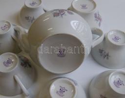 8 darabos német porcelán teás készlet / Chinaware tea-set
