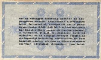 1946. 10.000.000AP T:II+ hajtatlan, kicsit foltos