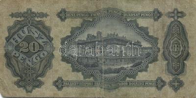Kis pengő, forint tétel: 1930. 20Ft (2x) 1936. 10P (3x) + 1944. 20P Vörös Hadsereg" 1945. 500P ...