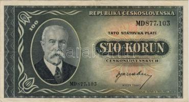 Csehszlovákia 1945 100K T:II
