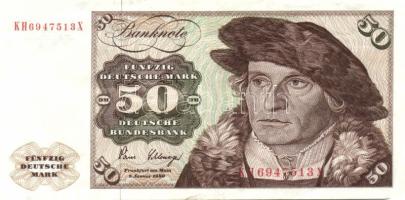 NSZK 1980. 50M "Deutsche Bundesbank 1962" jelzés a hátlapon T:II-