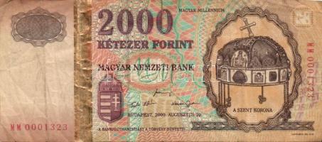 1969. 500Ft T:III + 2000. 2000Ft "Millenium" T:IV + 2007. 200Ft T:III