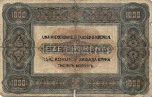 1920. 1000K "Orell Füssli" T:V + 1923. 1000K "Magyar Pénzjegynyomda RT." T:III