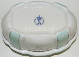Oscar Schlegelmilch jelzéssel ellátott porcelán bonbonier / Chinaware bonbonier 12 cm