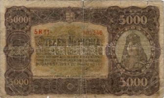 1923 5000K  nyomdajellel T:IV