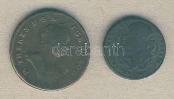 1763 PH-KM 1Poltura M.Theresia T:3/3- + 1765. Rézdénár M.Theresia T:3-/4+