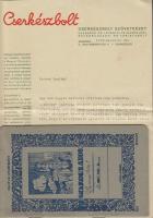 1930-1945 6 db cserkész témájú okmány: tábori napló, hivatalos levél + cserkész vizitábor térkép