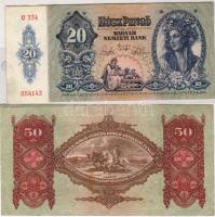 1932-41 20P + 50P T:I