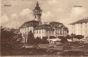 7 db vegyes futott, régi képeslap - nagyrészt külföldi városképek, illetve egy mechanikus üdvözlőlap...