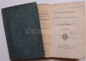 Szépirodalmi könyvtár: Jókai: janicsárok végnapjai, Egy asszonyi hajszál, Franklin 1901, dombornyomo...