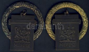 1949. "MEFESZ-atlétika" I. és II. díja Br érem T:2