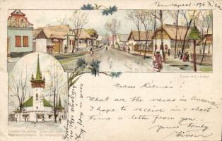 45 db külföldi városképes és vegyes motívumlap, főleg háború előtti anyag, benne szovjet hanglemezes...