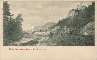 Blatnica castle from East