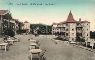 Újtátrafüred terrace