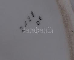 ~1900 Dekoratív kézzel festett porcelán leveses és pecsenyés tál / Handpainted chinaware soup and ro...