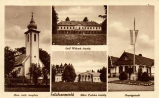 Felsőszemeréd with the castles of Wilczek and Ivánka