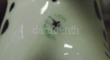 Hollóházi jelzéssel ellátott kézzel festett porcelán zsiráf figura / Hollóházi handpainted chinaware...