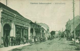 Csíkszereda Rákóczi street the bookshop of Miklós Szvoboda