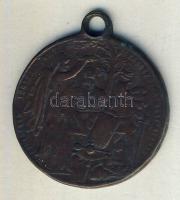 1896. "Ezeréves Történetünk Ezredekre Remény Nekünk - Honfoglalás" Br emlékérem T:3 f.