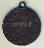 1896. "Ezeréves Történetünk Ezredekre Remény Nekünk - Honfoglalás" Br emlékérem T:3 f