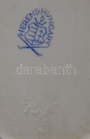 Herendi porcelán Viktória mintás kis cipő / Herend chinaware shoe