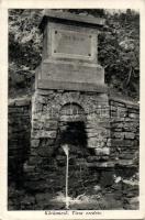 Kőrösmező Tisza fountain