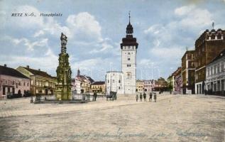 Retz main square with Hotel and Cinema (EB)