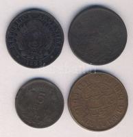 Kis vegyes világpénz tétel: Argentína 1893. 2C T:3+ ph. + Holland India 1945. 2 1/2c T:3 + Görögország 1869BB. 5L + 1882. 10L T:3
