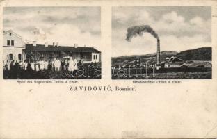 Zavidovic the Ortlieb & Elsler factory and its hospital (small tear)