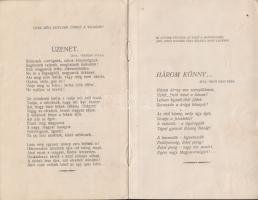 1927 Irredenta elemi sikolai bizonyítvány 4 klf. irredenta imával, Schwarcz Jenő papírkereskedése, S...