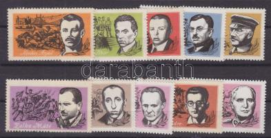 Munkásmozgalom története 10 darabos levélzáró sorozat