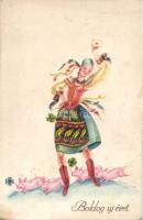 Hungarian folklore, New Year s: Mallász Gitta