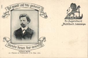 Johann Wolff, priest of Péterfalva, Evangelist Jugendbund Mühlbach