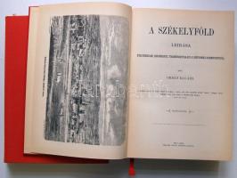 Orbán Balázs: Székelyföld leírása reprint kiadás 2 kötetben + kísérőtanulmány egészvászon kötésben